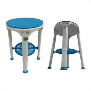 BANQUETA DE BANHO ROTATIVA EM PLASTICO 130 KG - SUPERMEDY