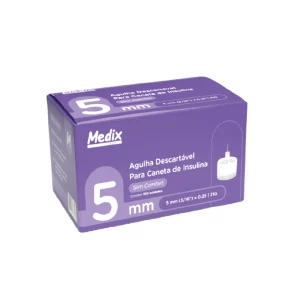 AGULHA PARA CANETA DE INSULINA DE 31 G A 32 G CX C/100 - MEDIX